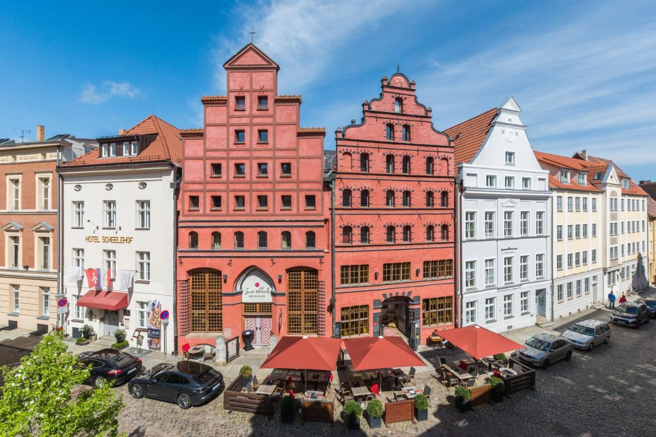 Romantik Hotel Scheelehof Stralsund Kültér fotó
